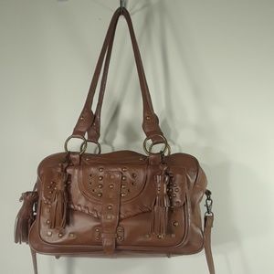 Pamela McCoy  Collection brown leather purse